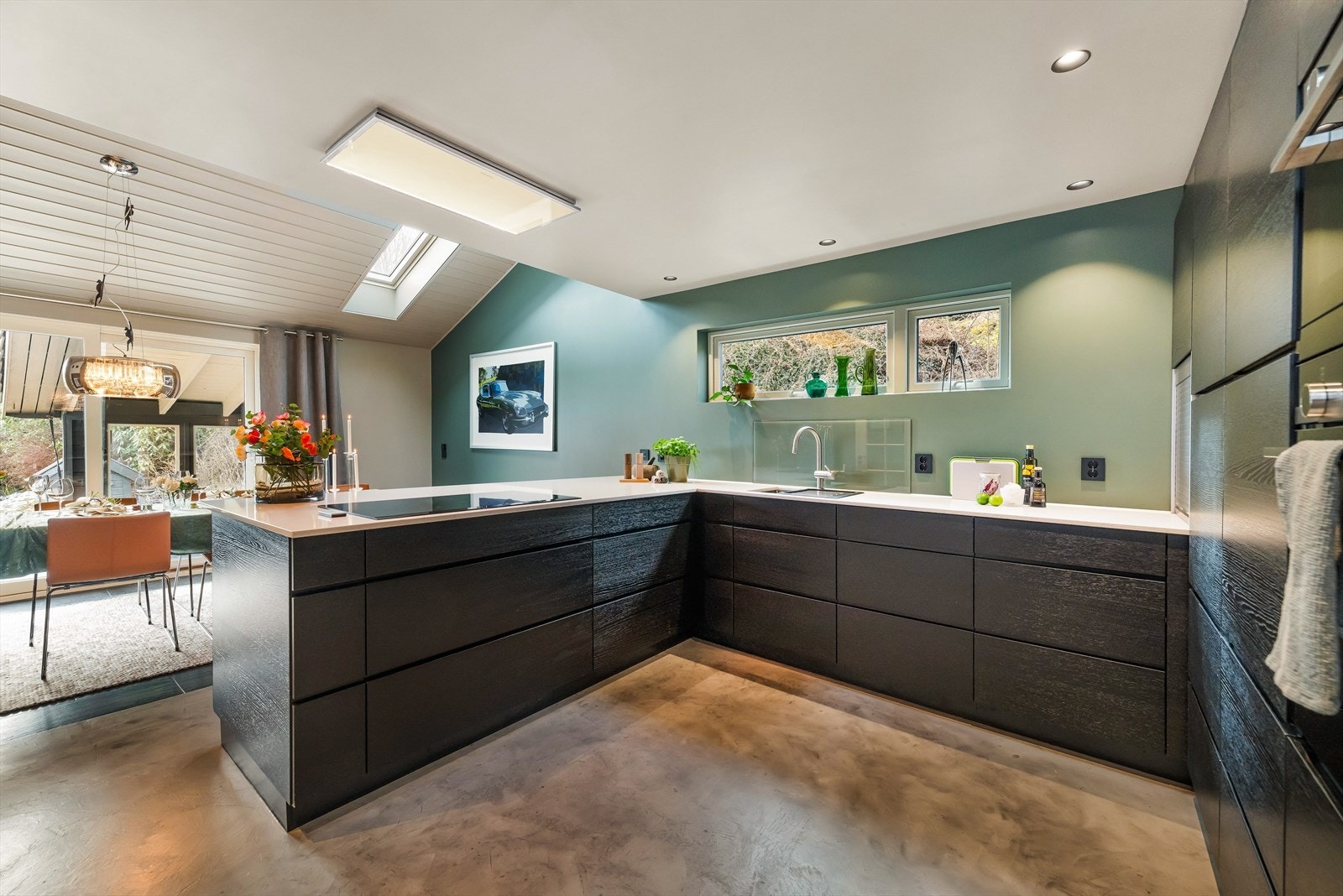 Takvifte med lys som kan skifte farge. Galleribilde