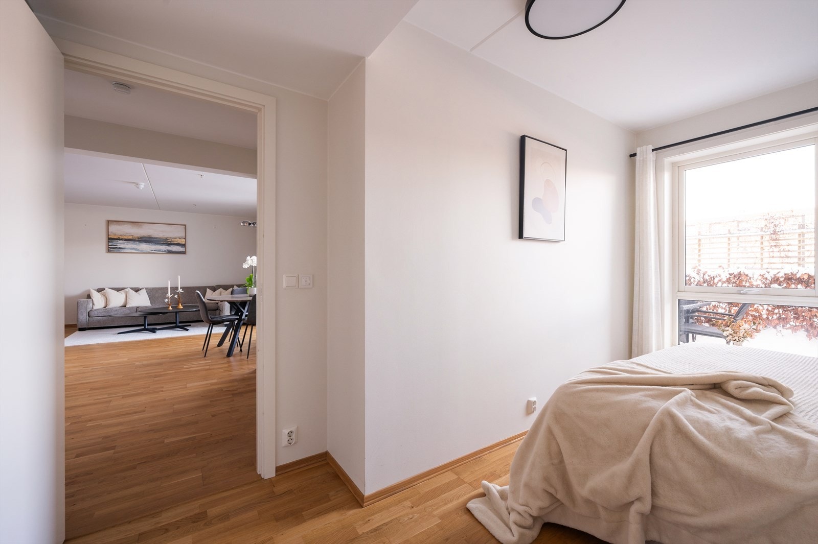 Rommet vender mot rolige omgivelser. Galleribilde