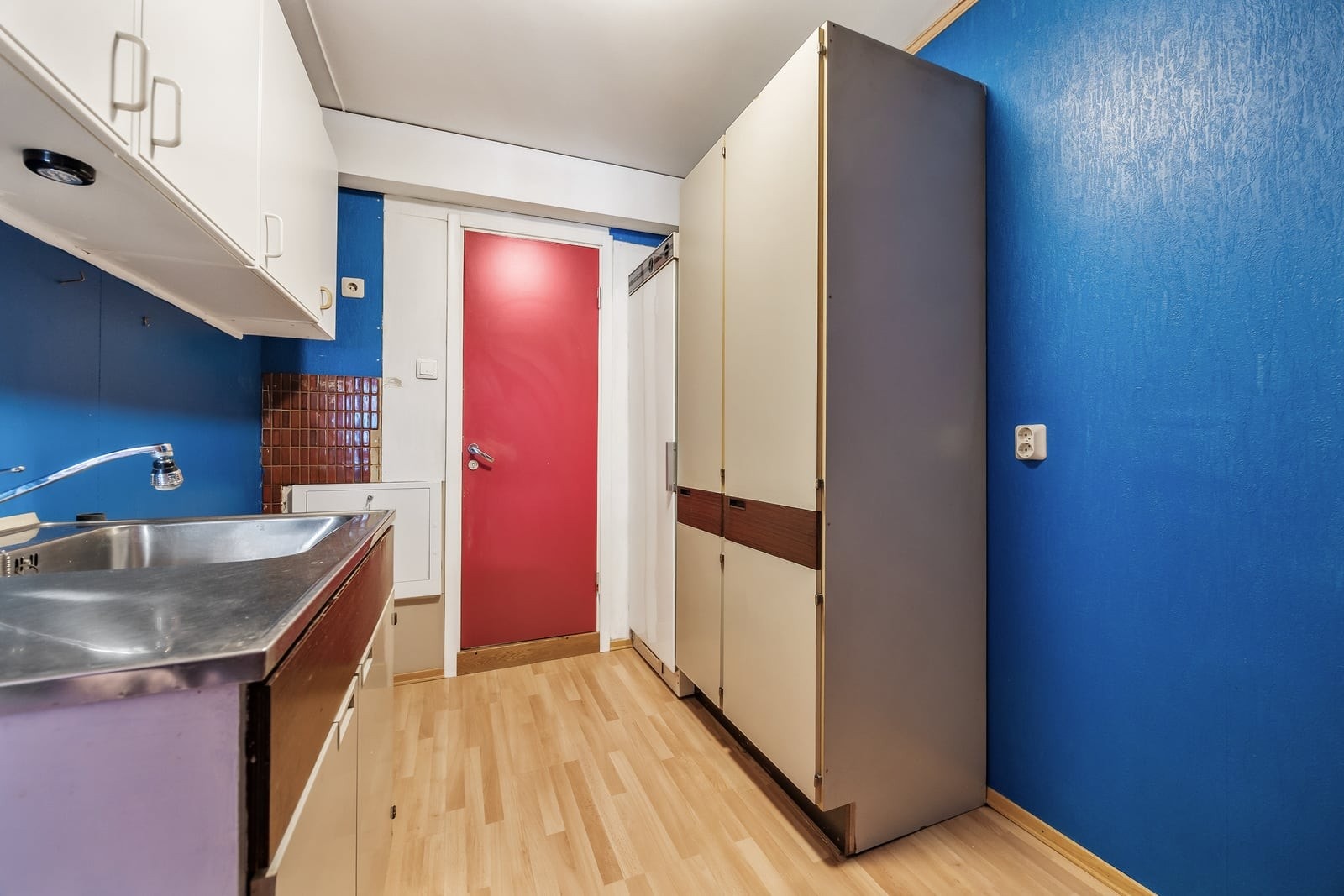 Her i vaskeromsavdelingen er også fordelerskapet for rør-i-rør-systemet plassert. Galleribilde