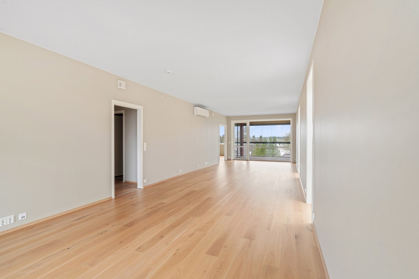 Gjennomgående lys stue Galleribilde