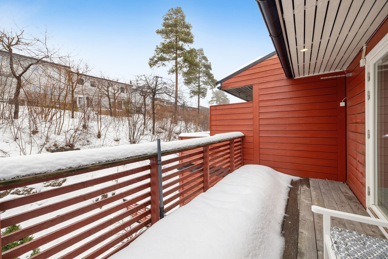 Veranda på baksiden av boligen Galleribilde