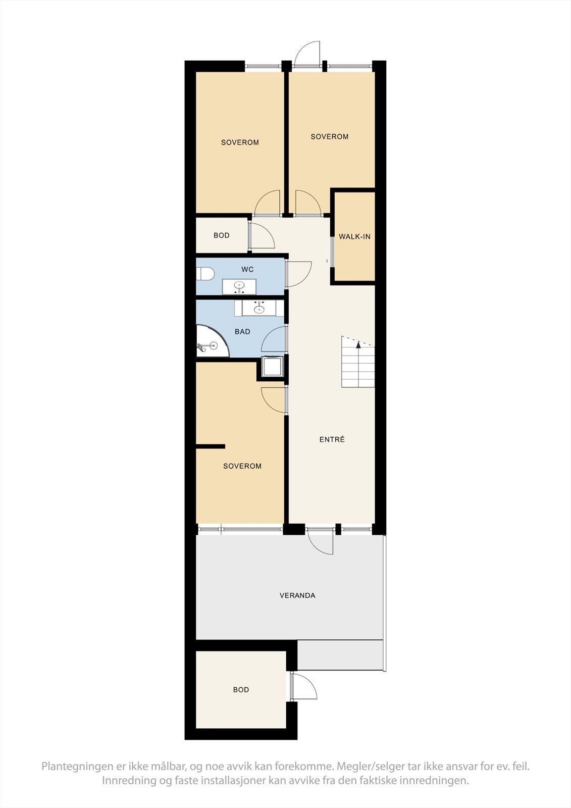 Plantegninger 1. etasje. Galleribilde