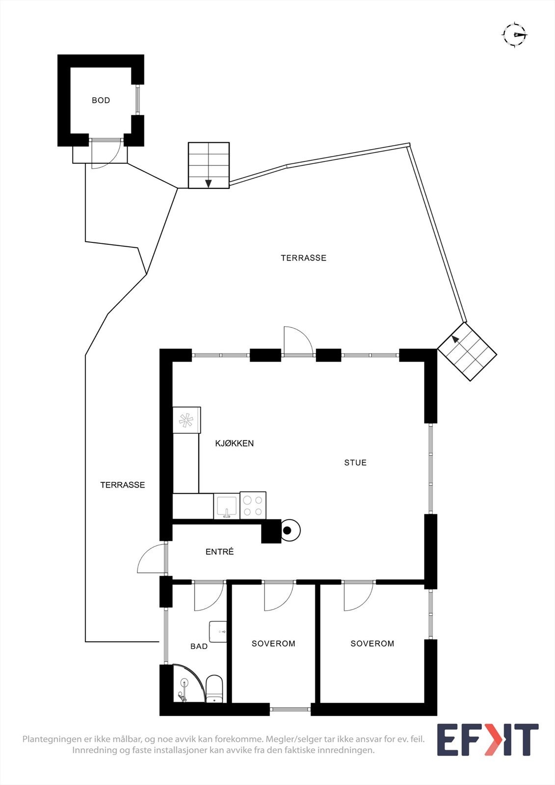 Plantegning Galleribilde