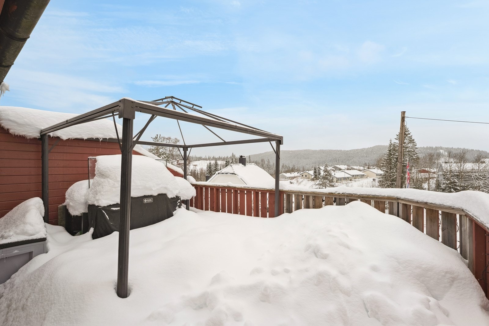 Sørvendt terrasse på 22 kvm Galleribilde