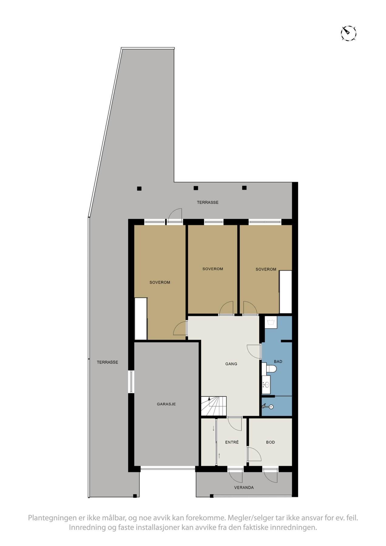 Planskisse Galleribilde