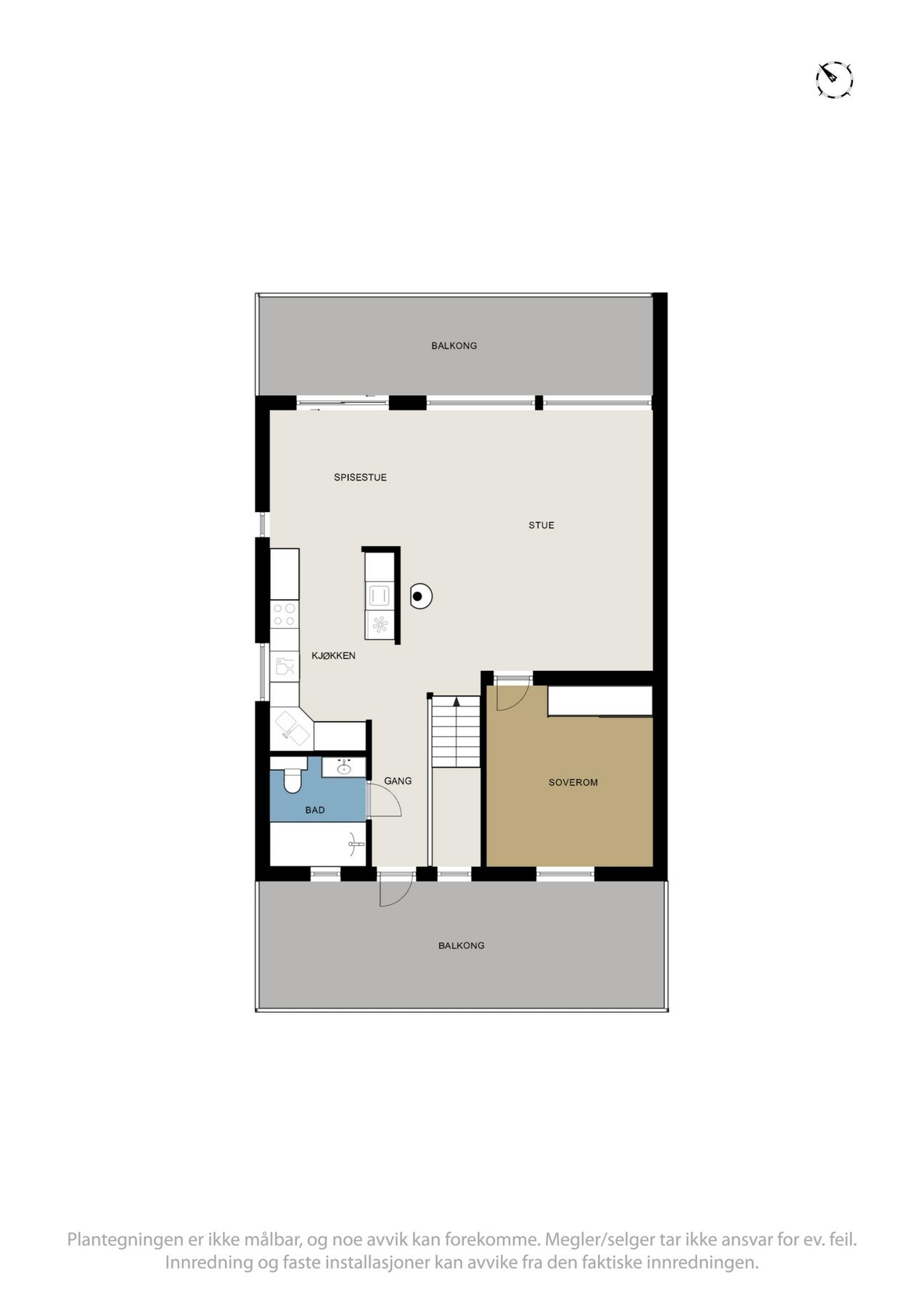 Planskisse Galleribilde