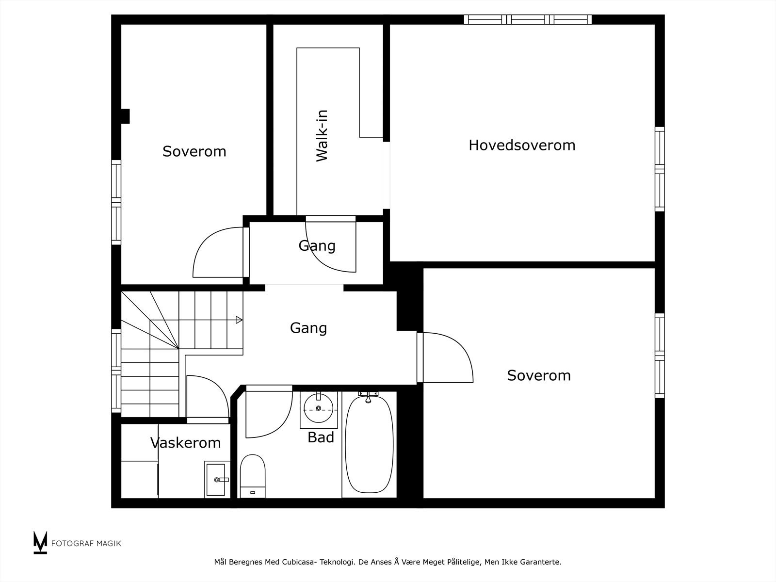 Plantegning - andre plan. Galleribilde