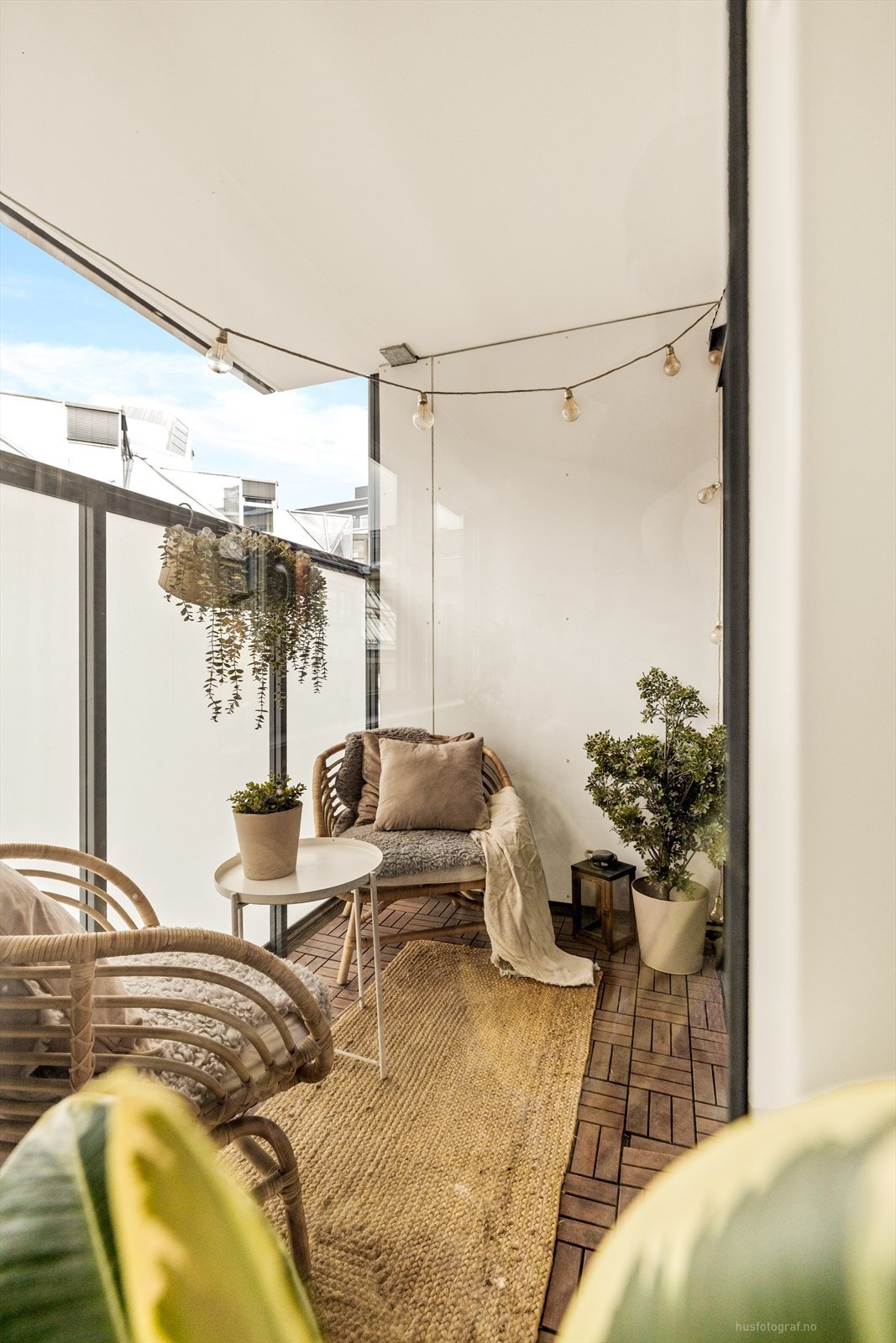 Koselig balkong midt i sentrum! Galleribilde