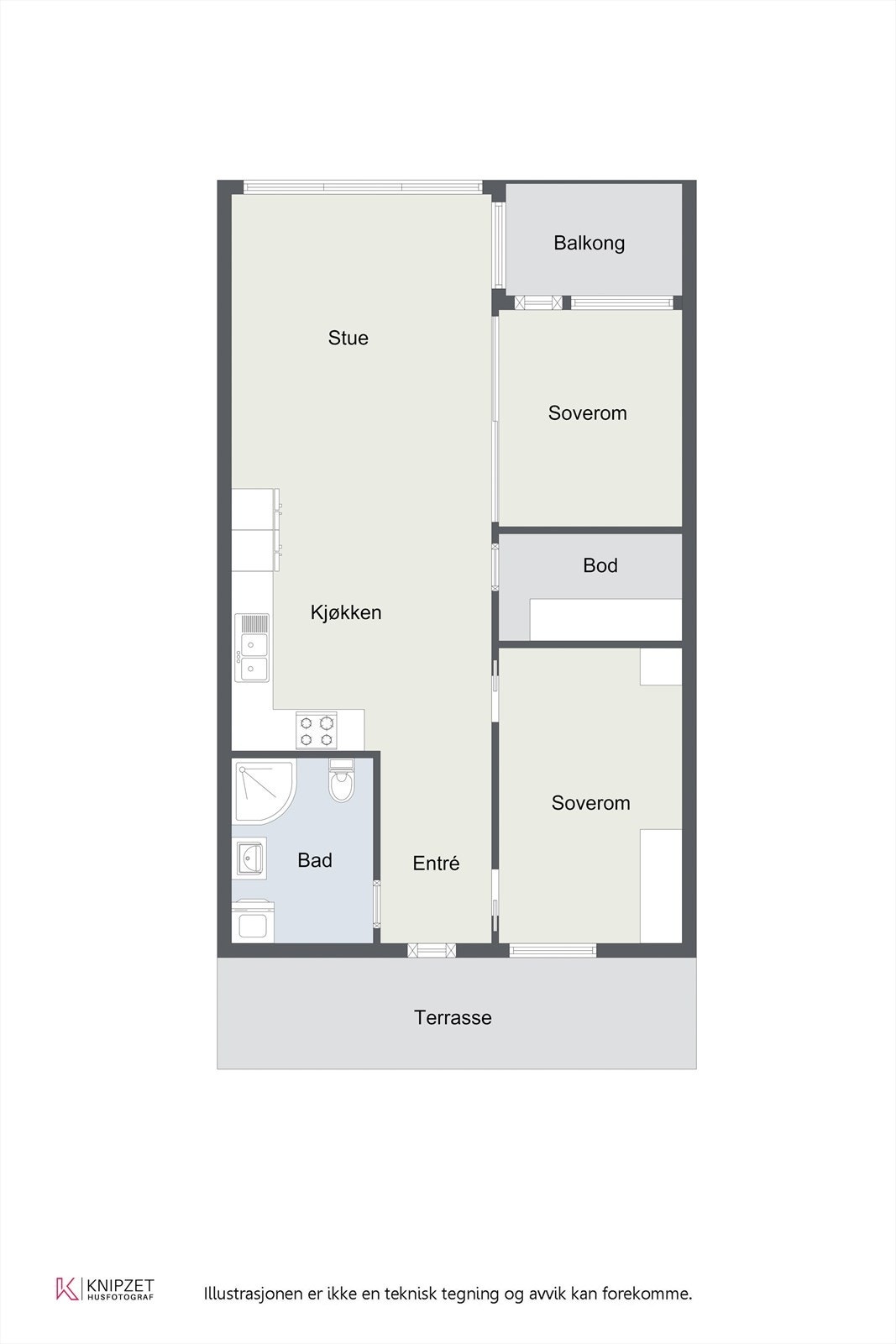 Plantegning 2.etasje. Galleribilde