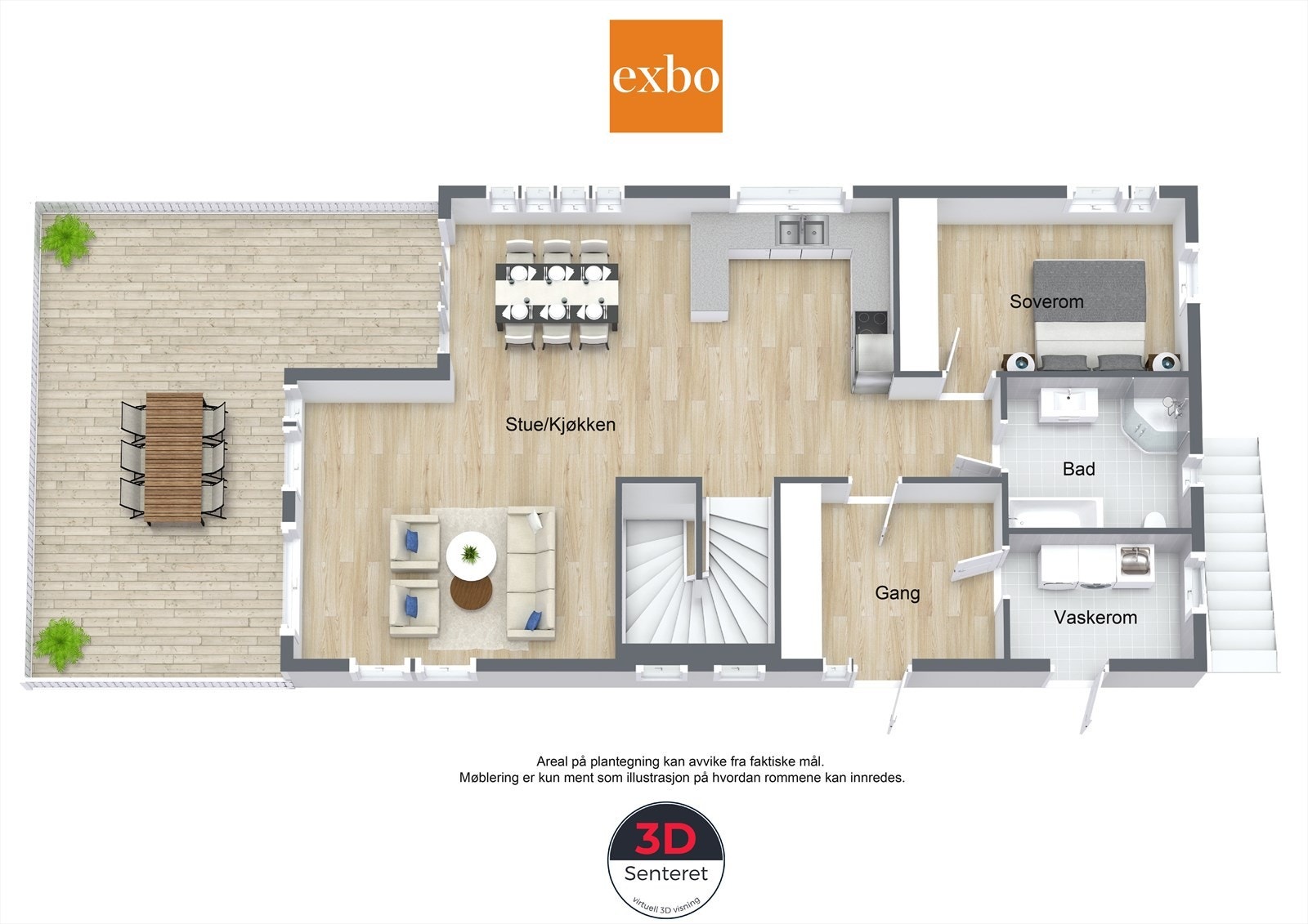 Plantegning 1.etasje Galleribilde