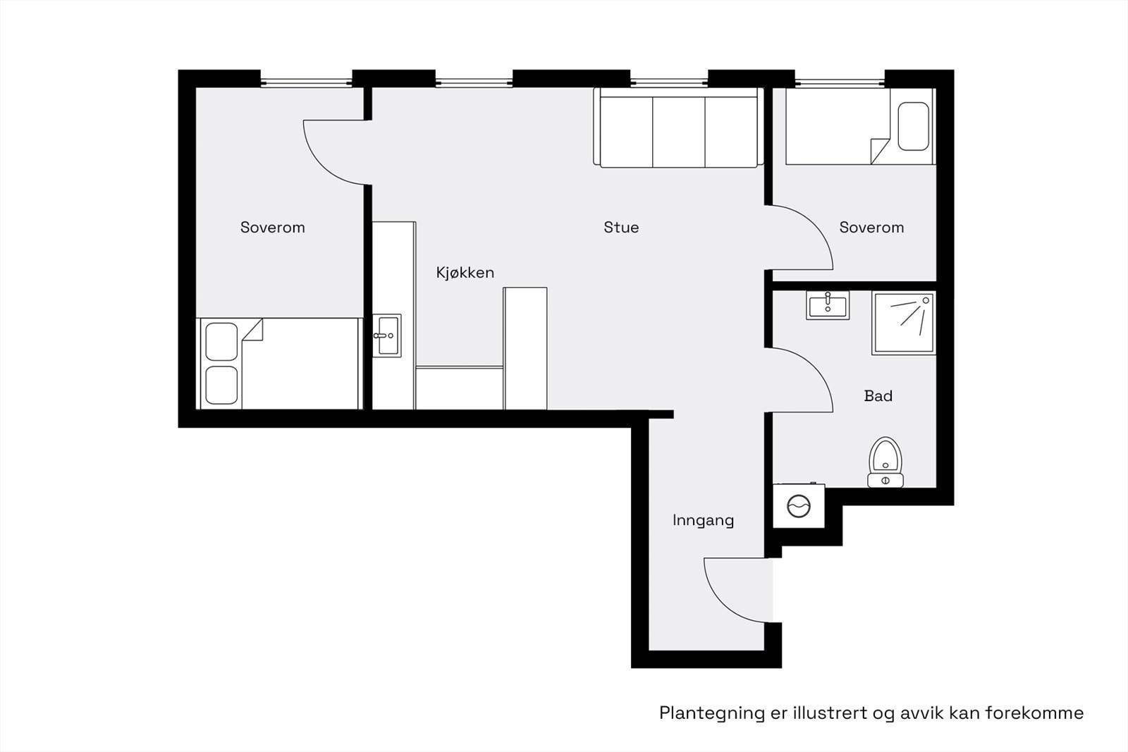 Plantegning. Galleribilde