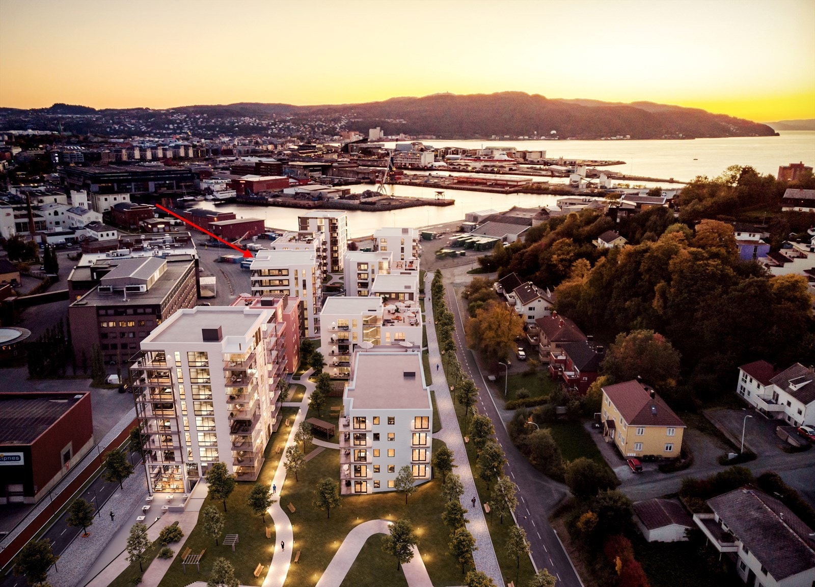 Øvre Nyhavna - Trondheims mest populære boligprosjekt! Galleribilde