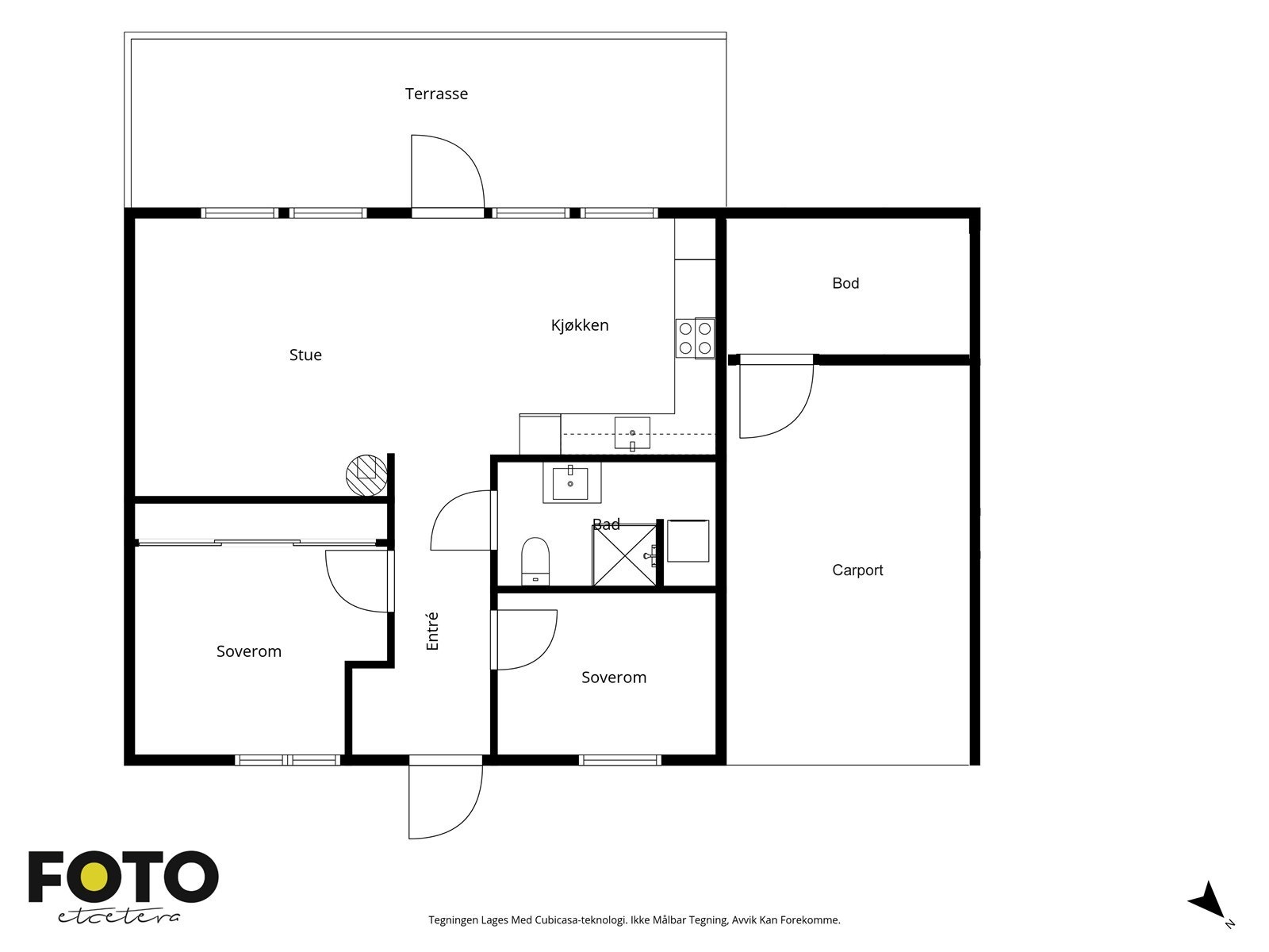 Plantegning Galleribilde