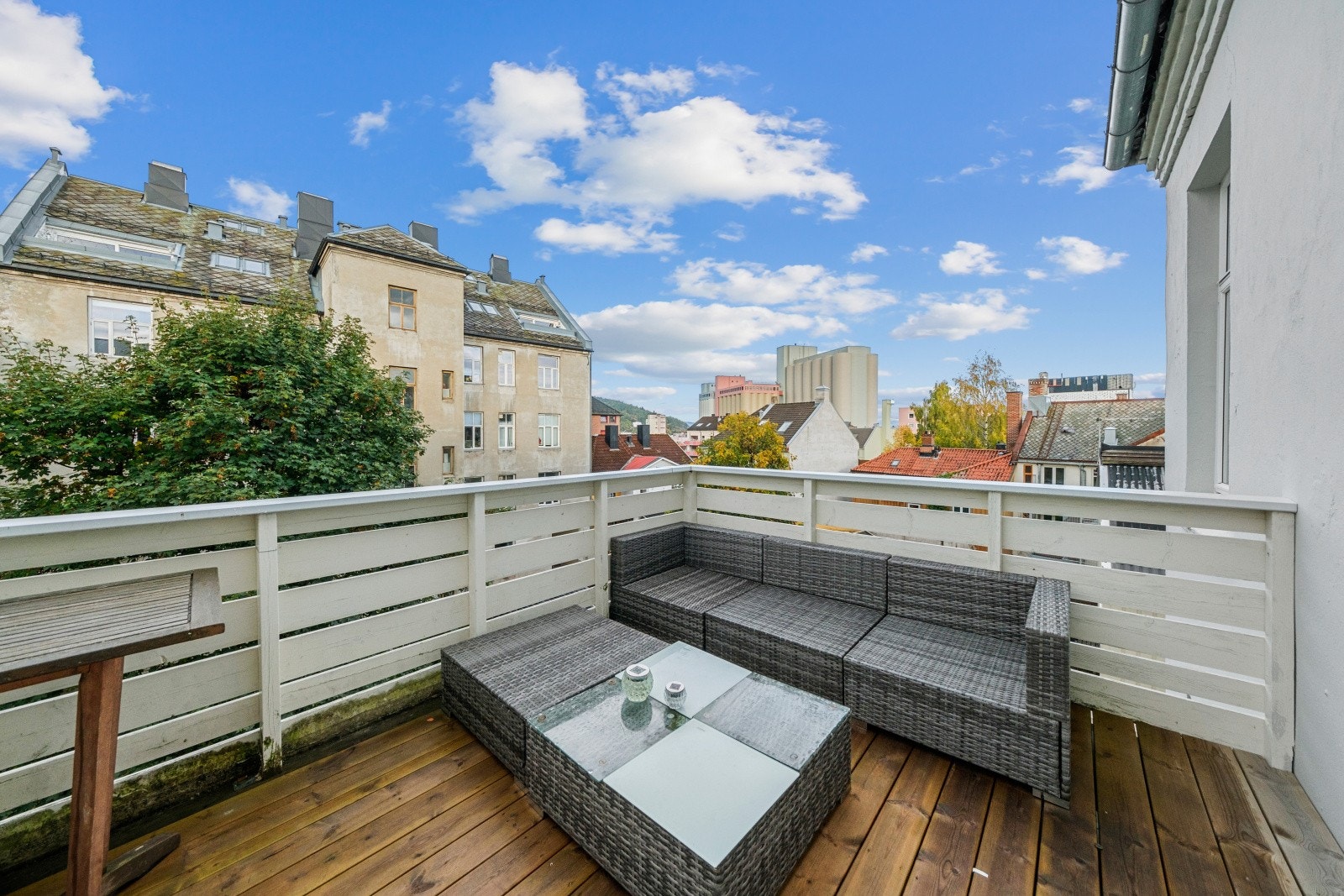 Stor egen balkong Galleribilde