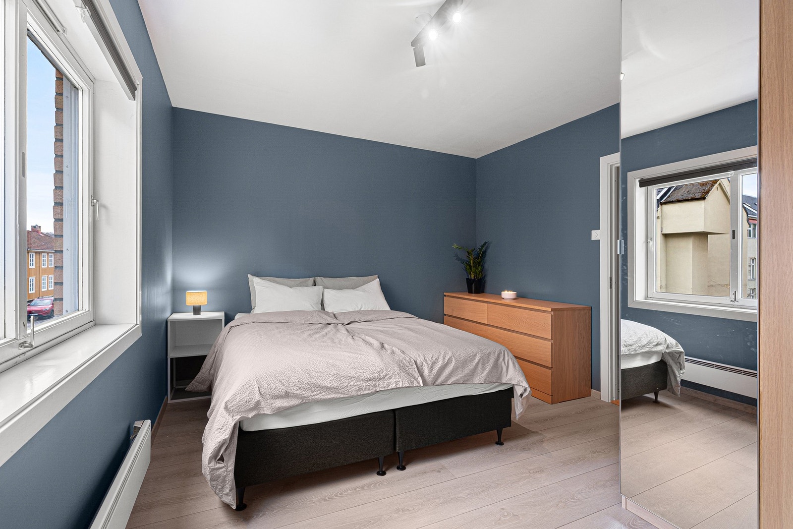 Hovedsoverommet er på 12,4 kvadratmeter. Galleribilde