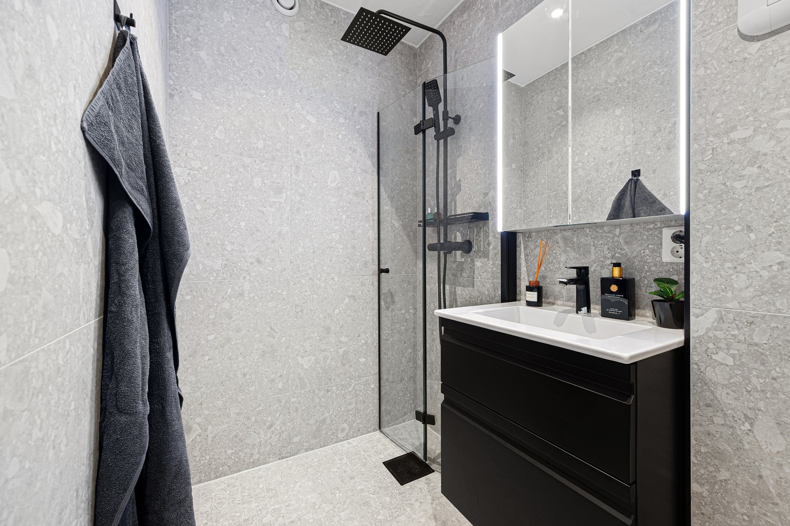 Særdeles flott baderom som ble oppusset i 2022. Galleribilde