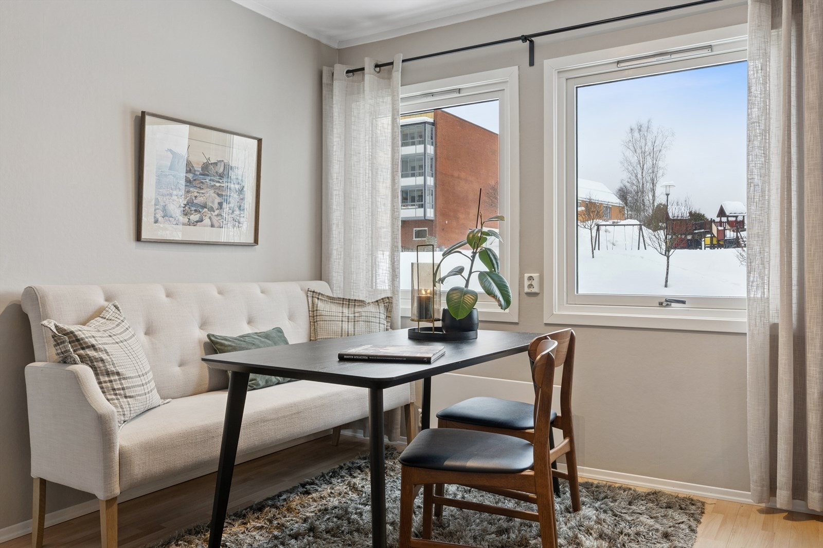 En praktisk og lys sone for hverdagens måltider. Galleribilde