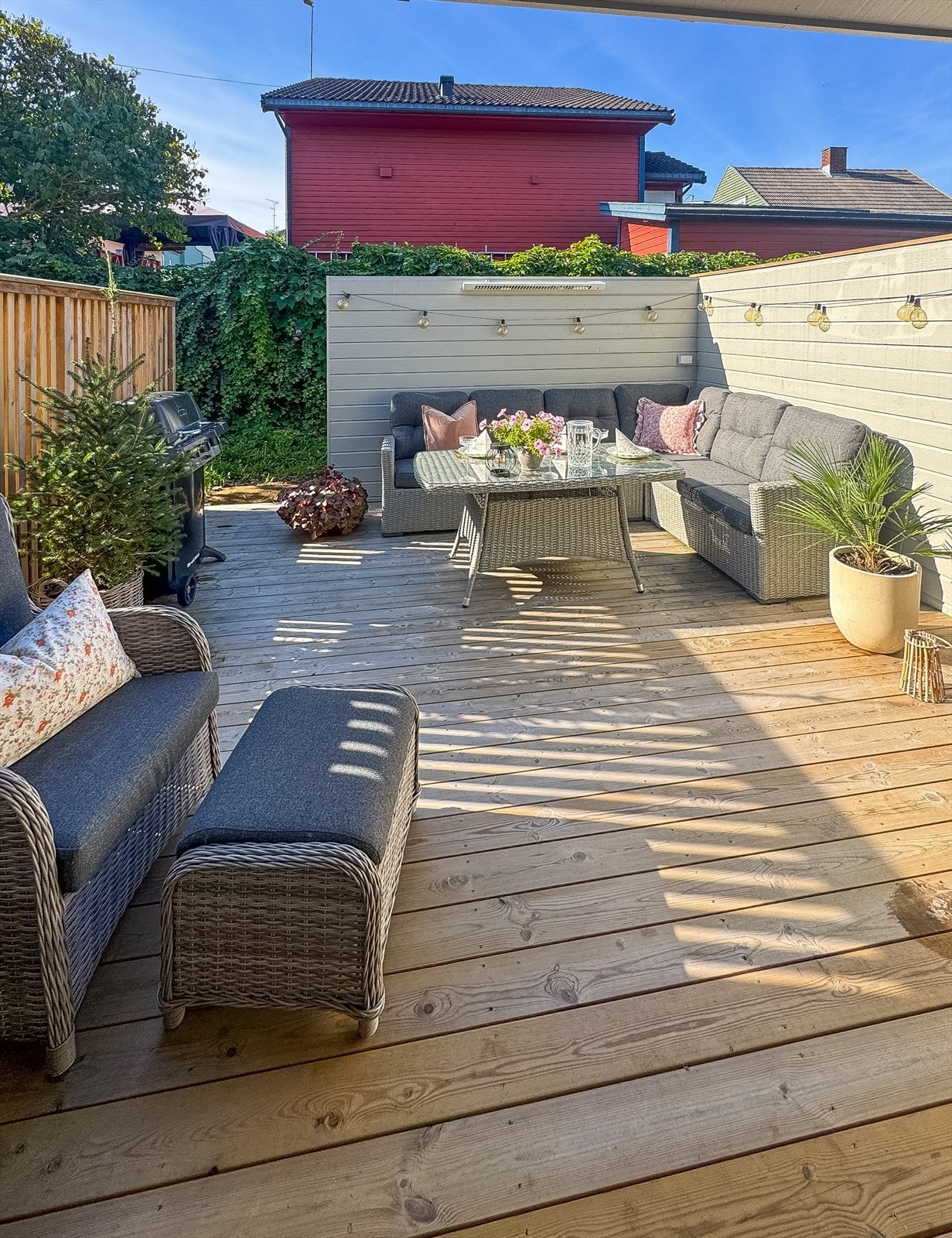 Selgers sensommerbilder fra terrassen. Galleribilde