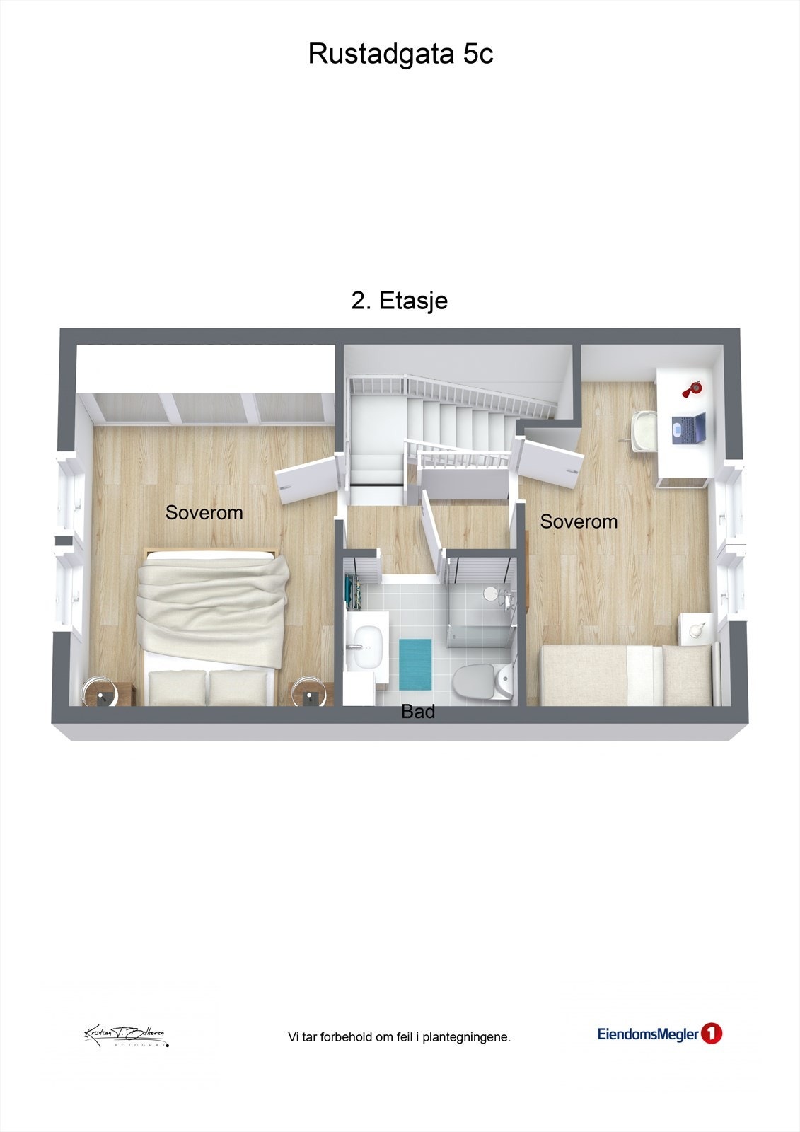 Plantegning 2.etg. Galleribilde