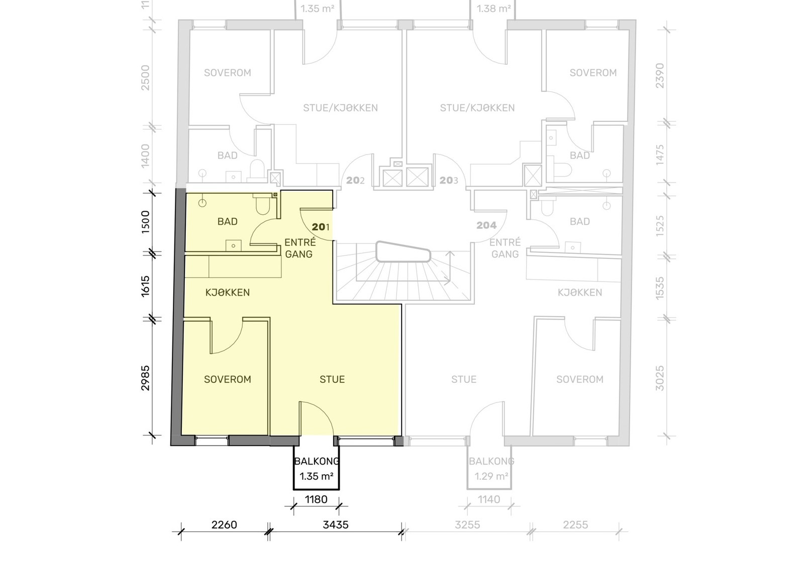 Planskisse. Tegningen er av illustrativ karakter og er ikke målbar. Avvik kan forekomme. Galleribilde