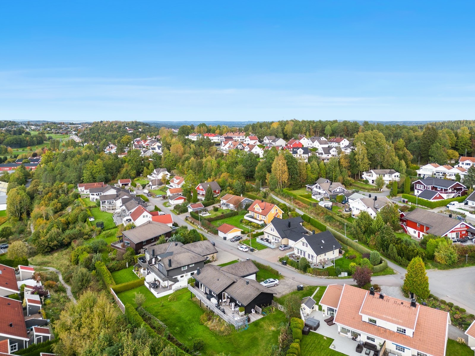 Dronefoto fra syd Galleribilde