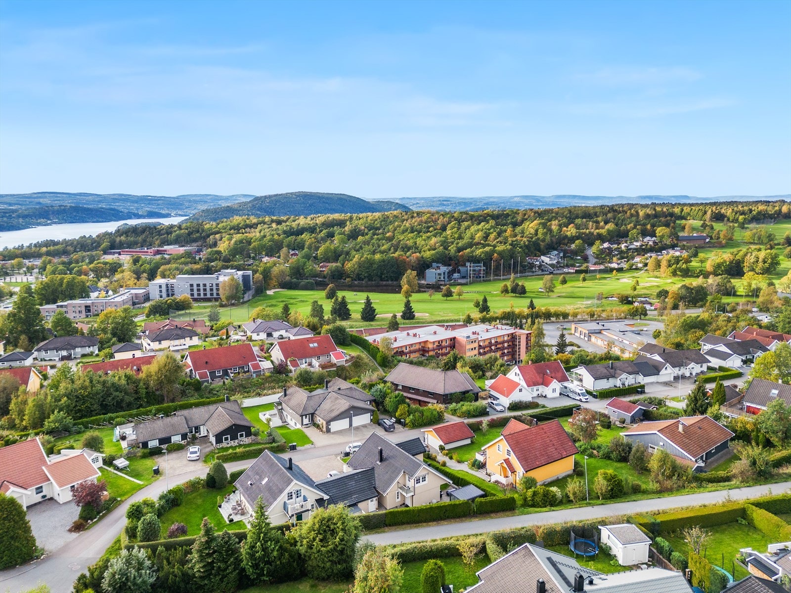 Dronefoto fra øst Galleribilde