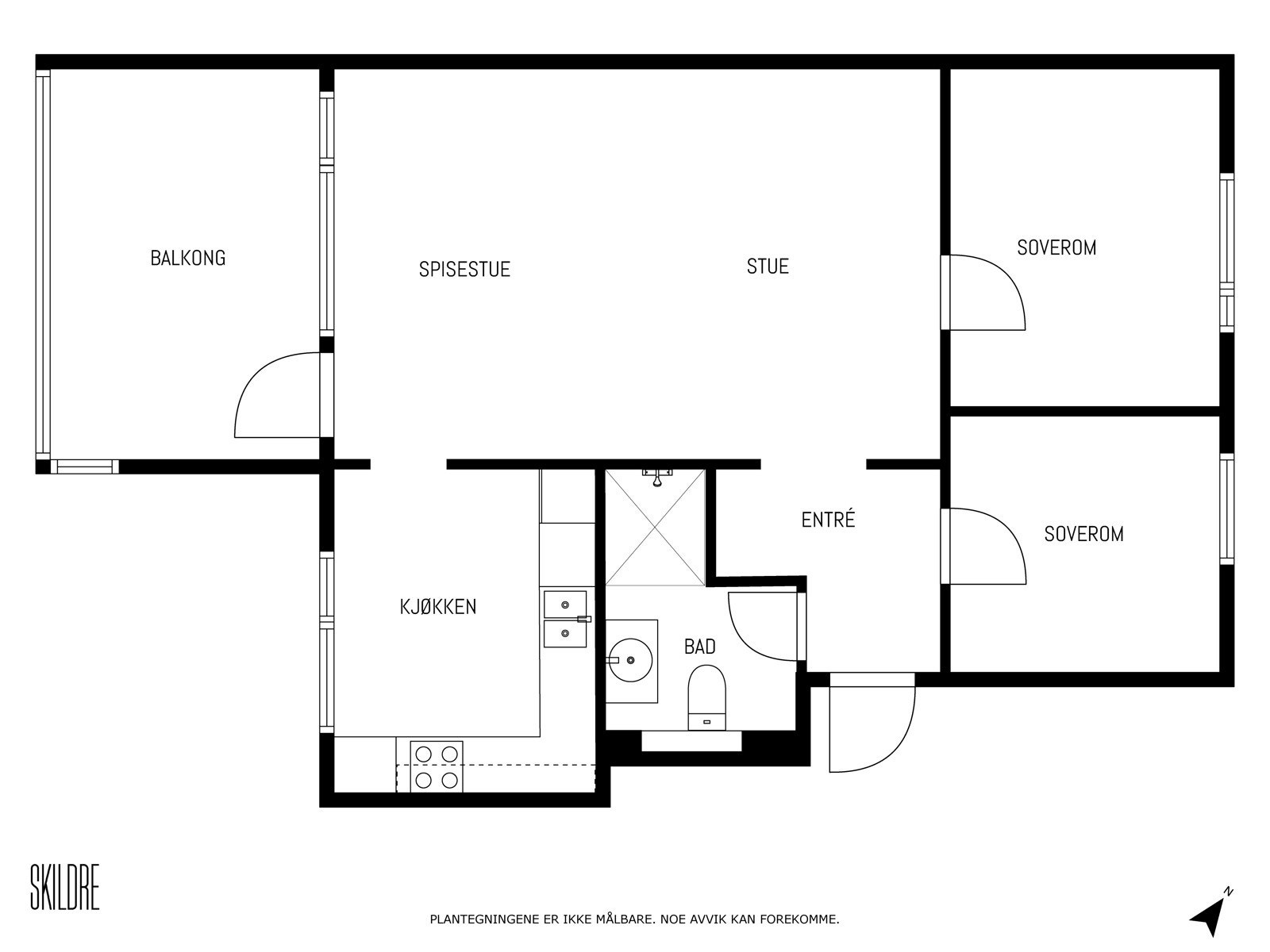 Plantegning Galleribilde