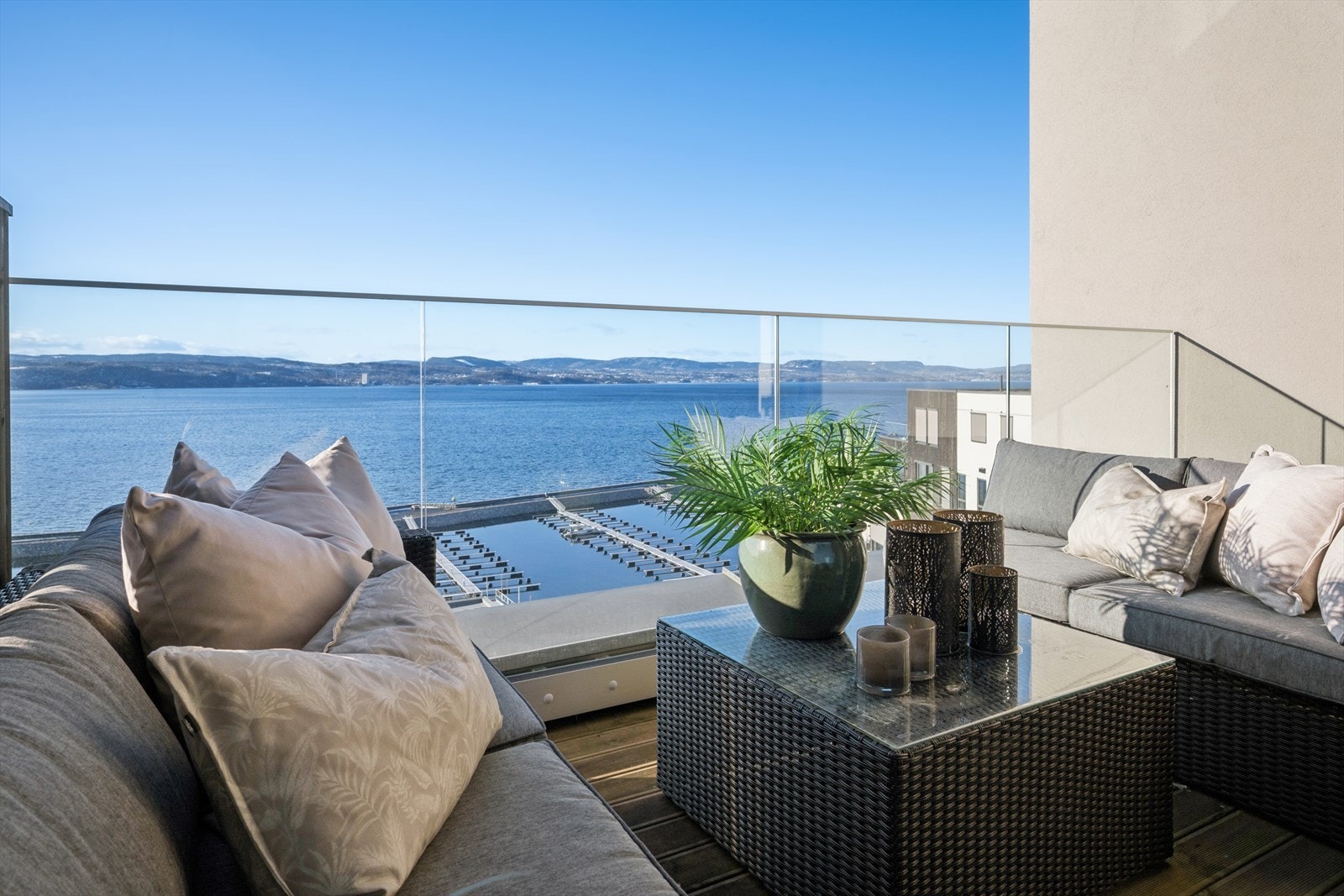 Nydelig uteplass. Galleribilde