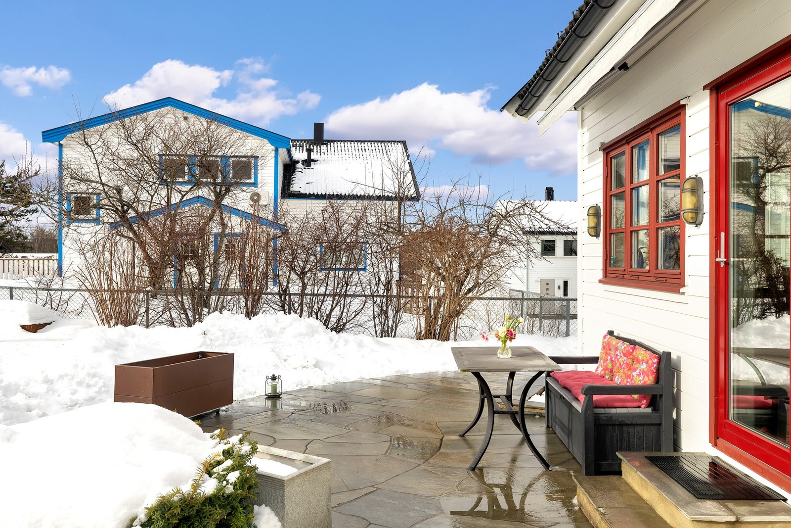 Terrassen på vinterhalvåret. Galleribilde