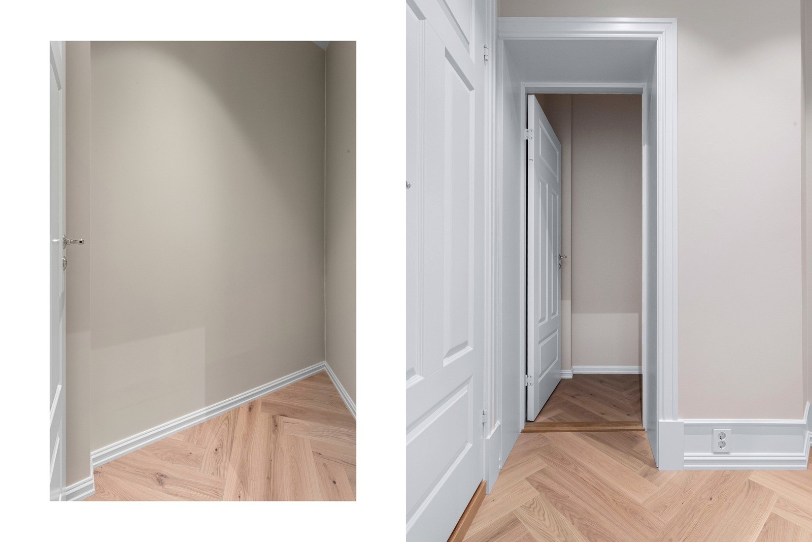 Fra entréen er det direkte adkomst til walk-in closet/bod etc. Kanskje leilighetens mest undervurderte rom. Galleribilde