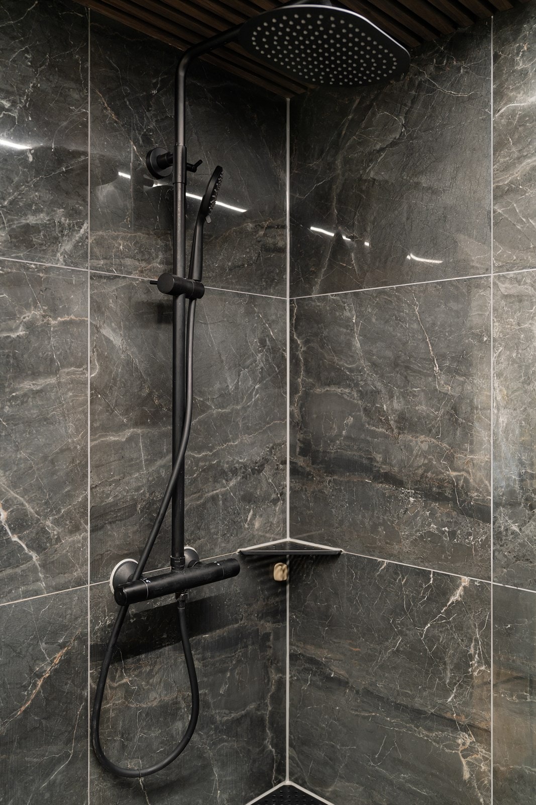 Romslig dusjhjørne Galleribilde