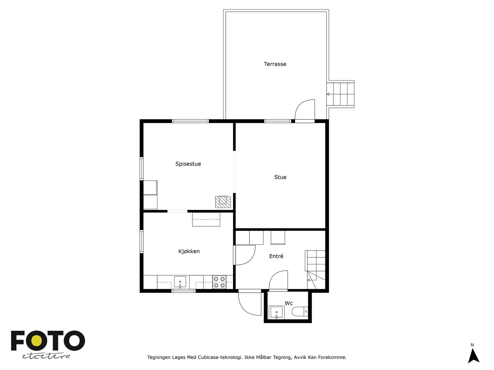 Plantegning 1. etg Galleribilde