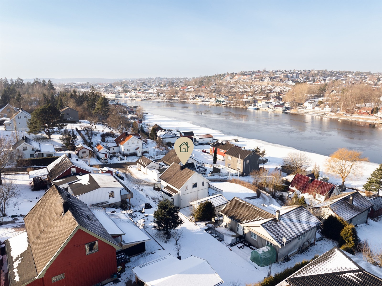 Dronebilde Galleribilde