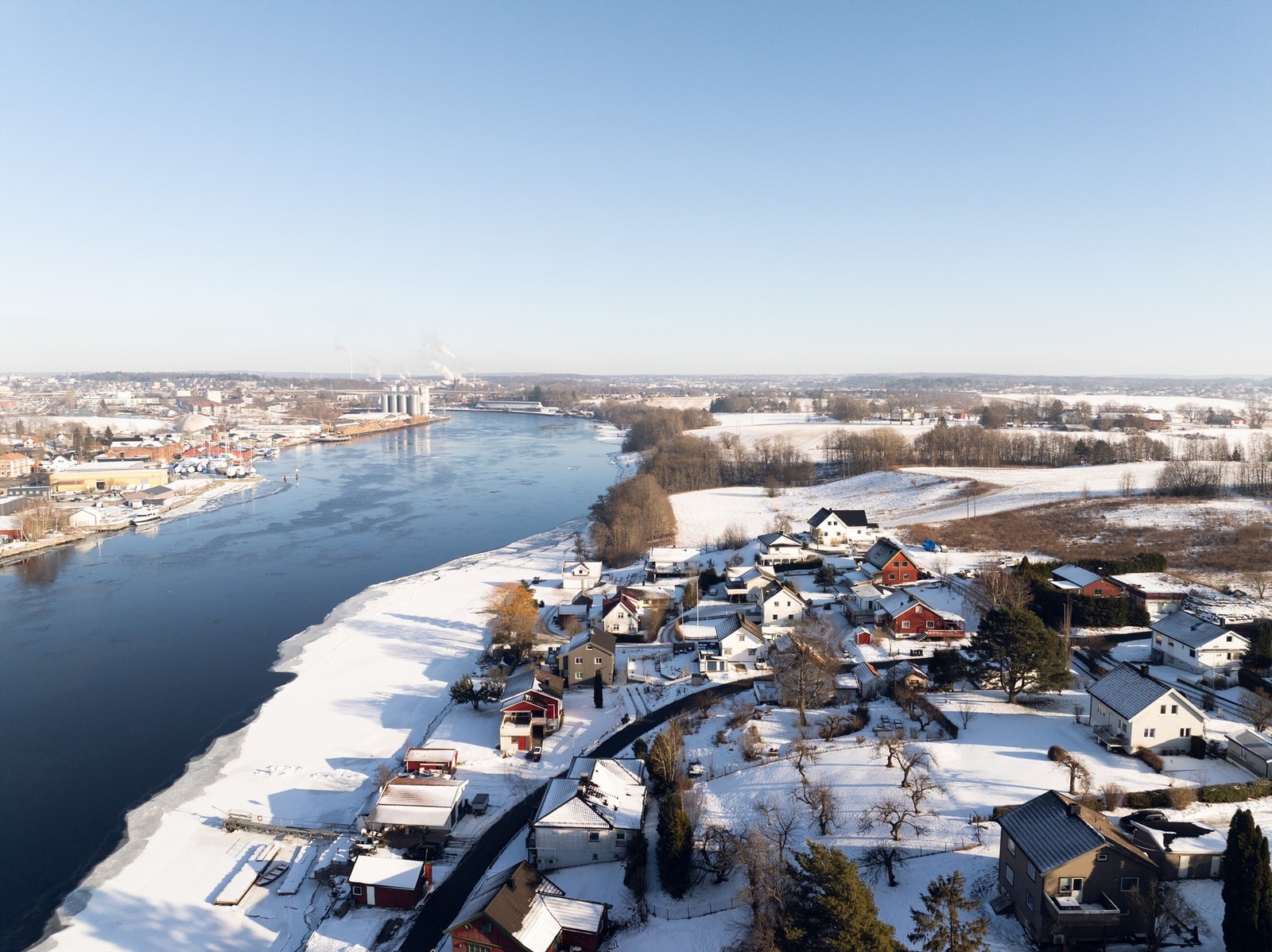 Dronebilde Galleribilde