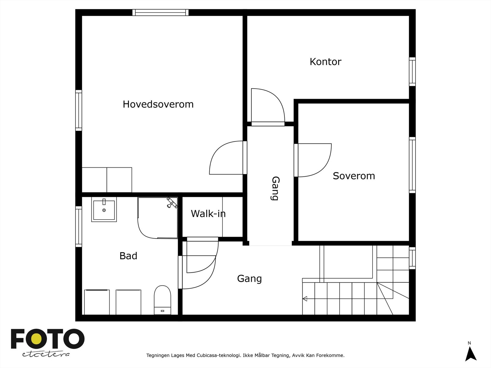 Plantegning 2. etg Galleribilde