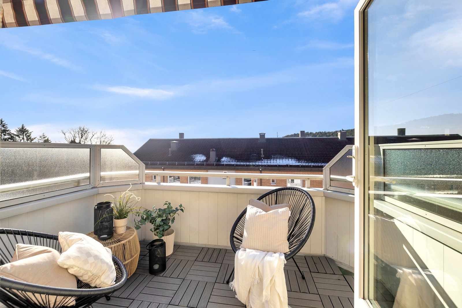 Solrik balkong, her er det perfekte solforhold! Galleribilde