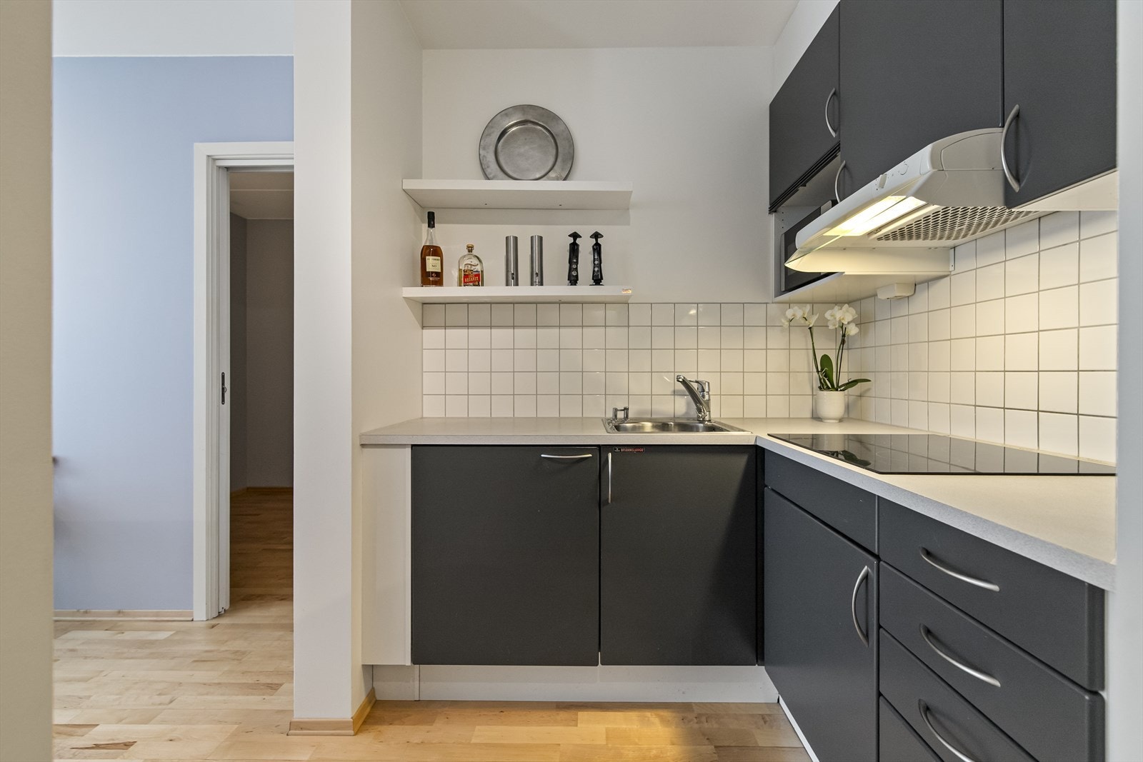 Det er integrert platetopp og ventilator Galleribilde
