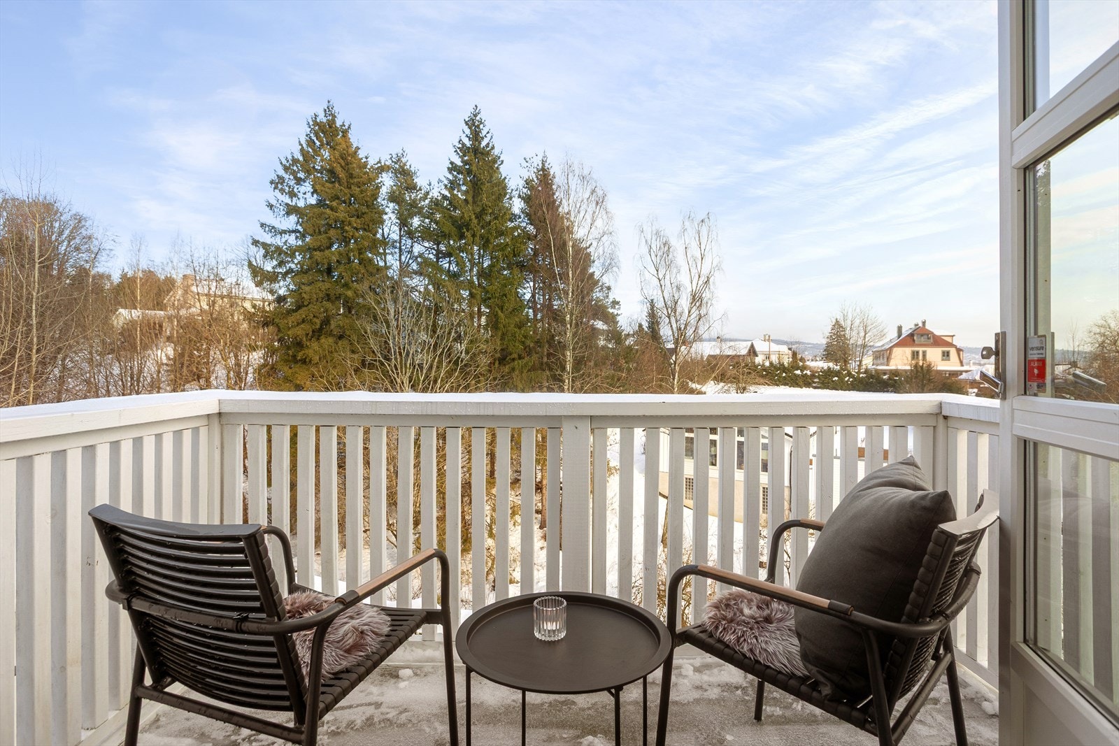 Adkomst til balkong fra soverommet Galleribilde