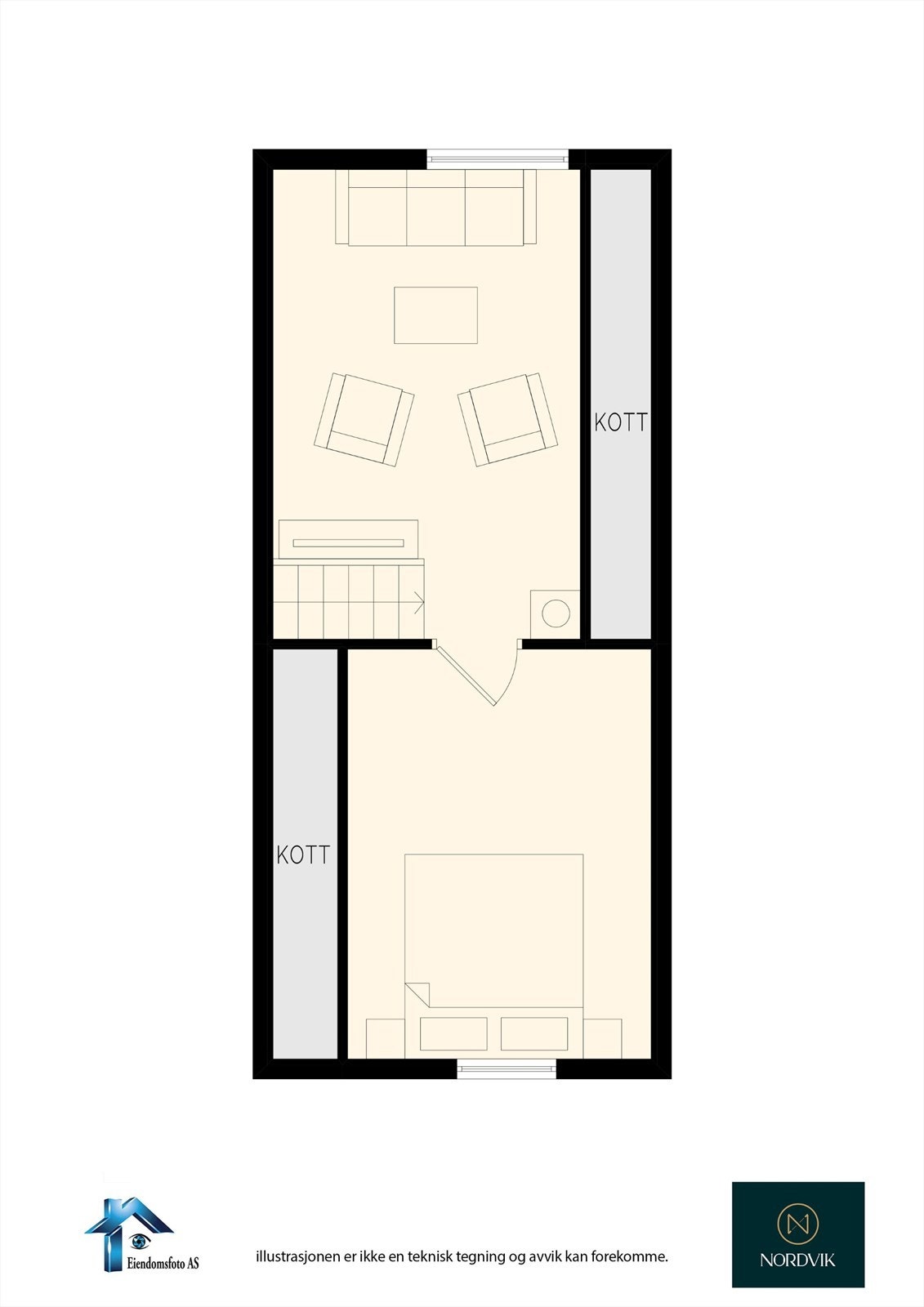 Plantegning Loftetasje Galleribilde