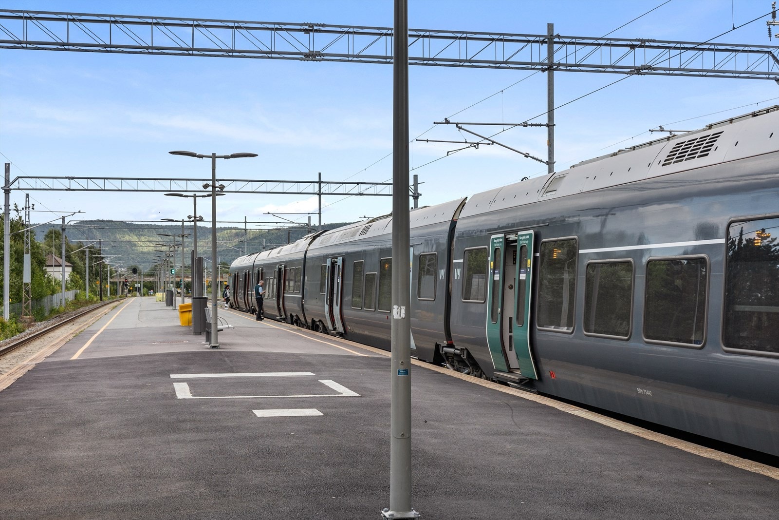 Gangavstand til Brakerøya stasjon med avgang hver halvtime retning Asker/Oslo eller Kongsberg Galleribilde