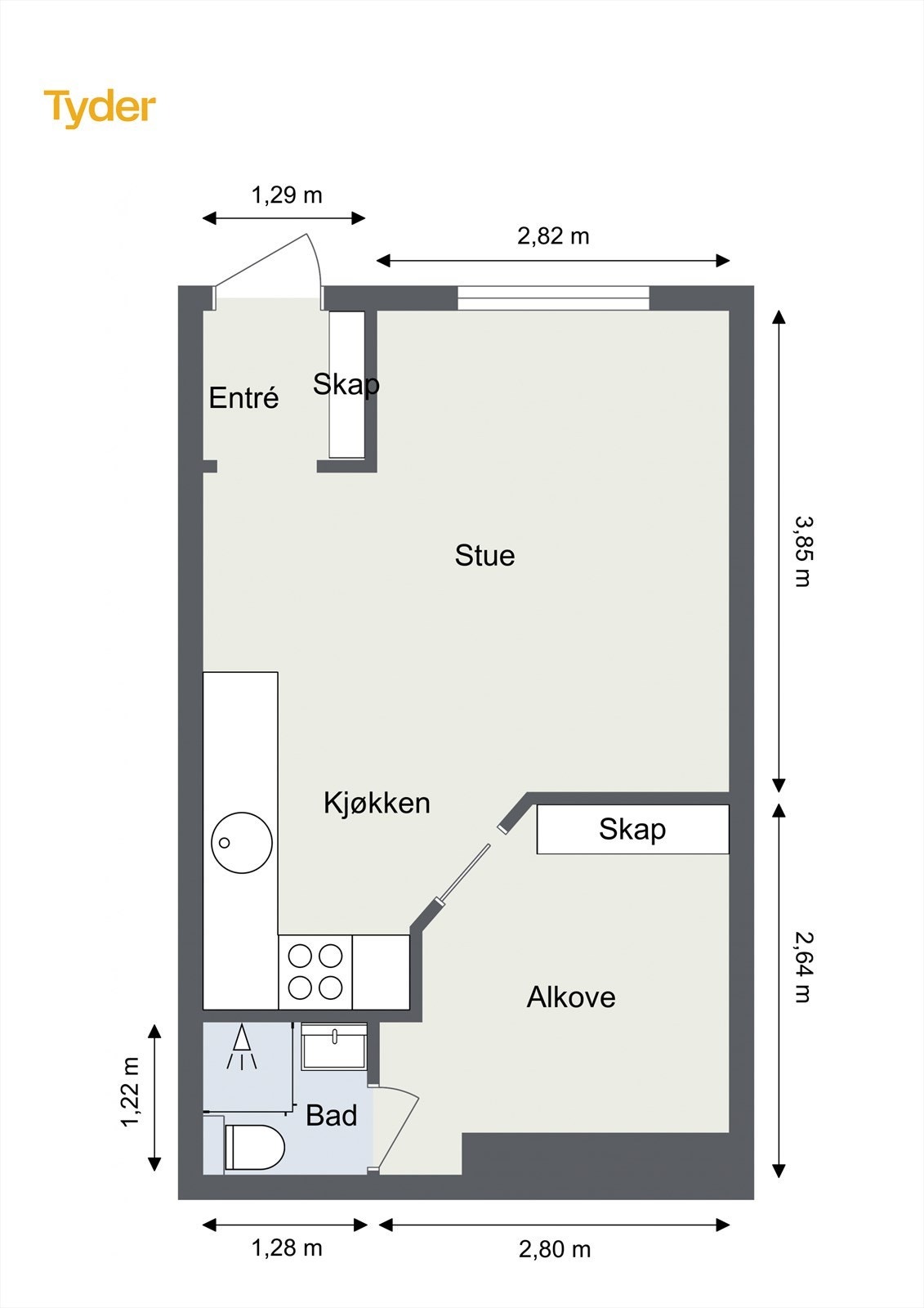 Plantegning. Galleribilde