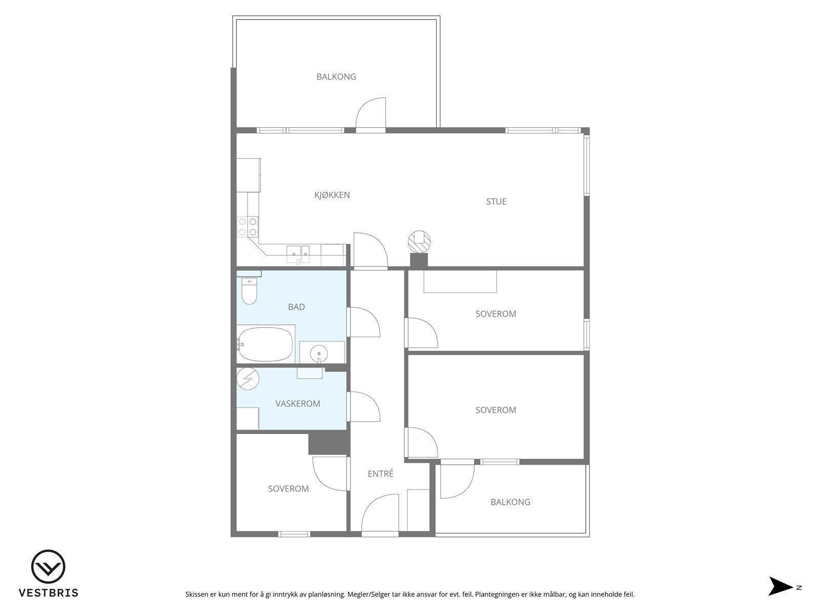 Plantegning - 2. etasje Galleribilde