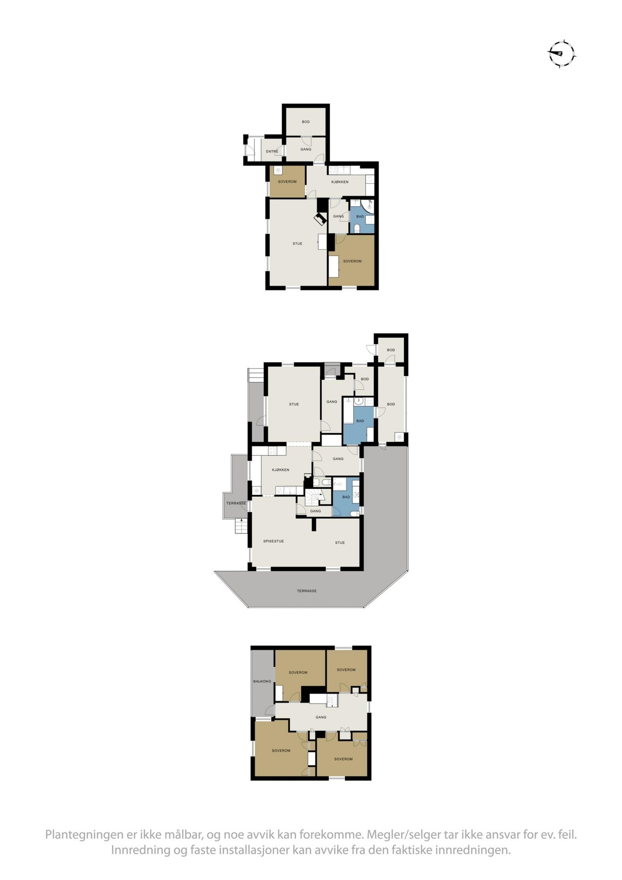 Planskisse over boligen. Galleribilde