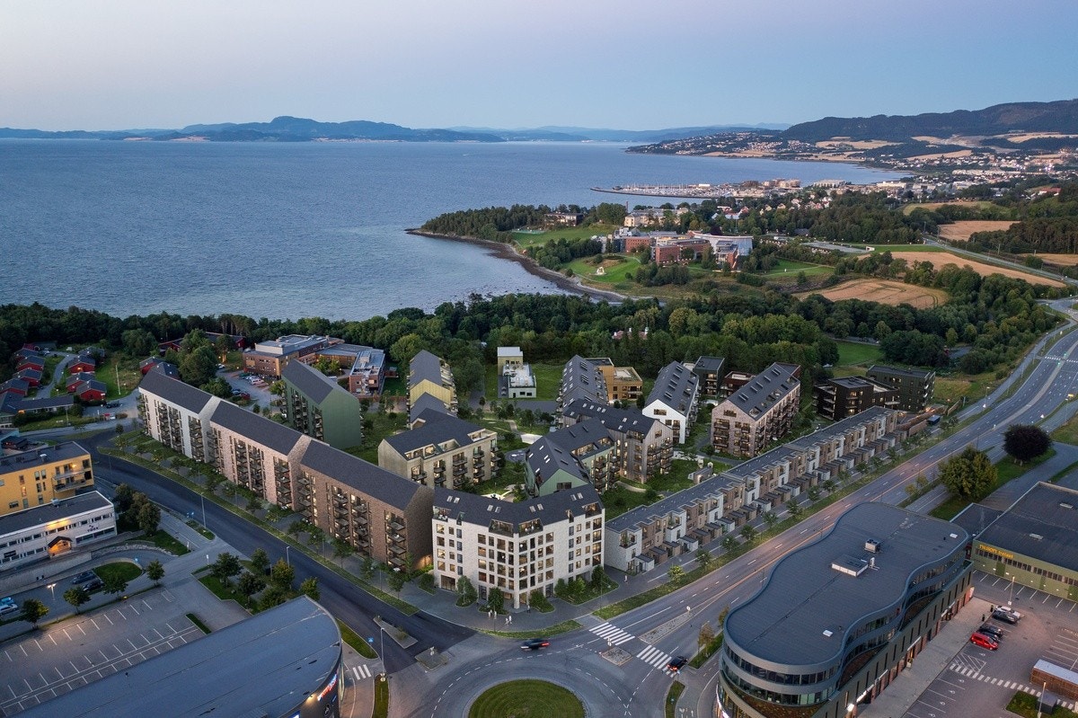 Leangenbukta oversikt (illustrasjon) Galleribilde