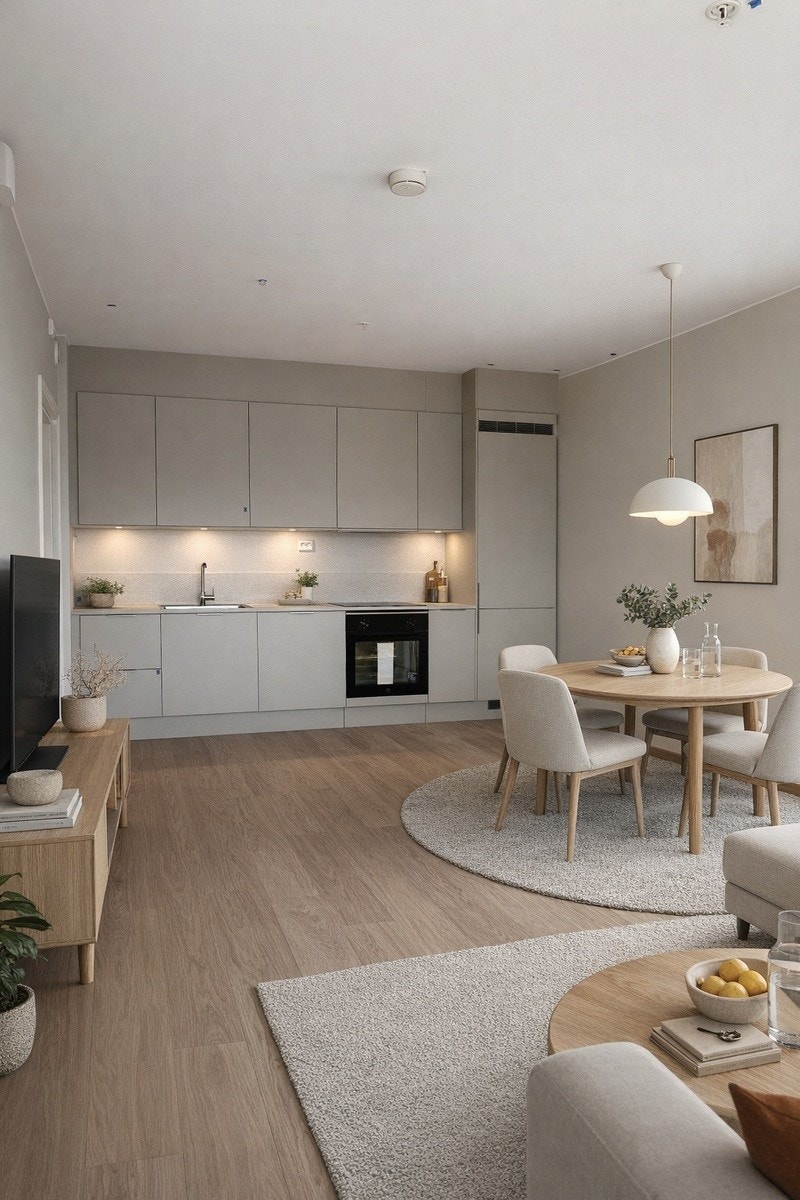 Illustrasjonsbilde: Rommet er digitalt møblert for å vise potensialet. Galleribilde