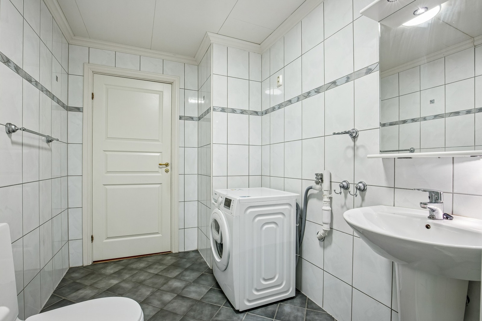 Badet har opplegg for vaskemaskin Galleribilde