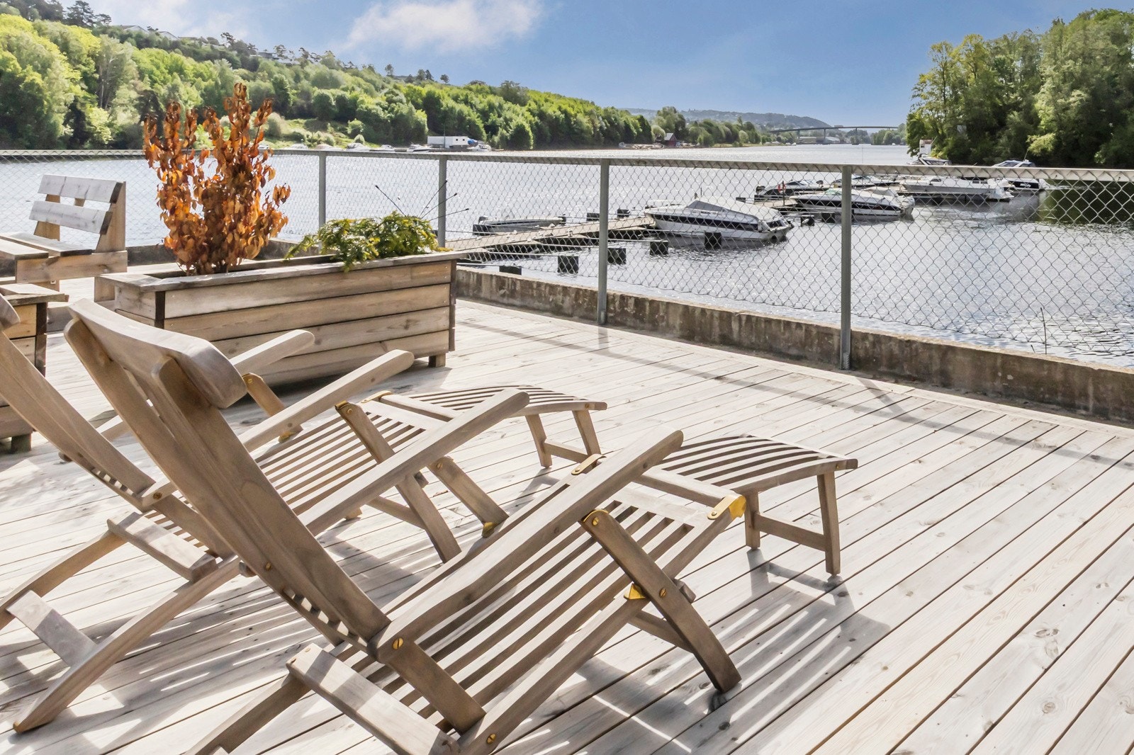 Det hører med båtplass til leiligheten. Galleribilde