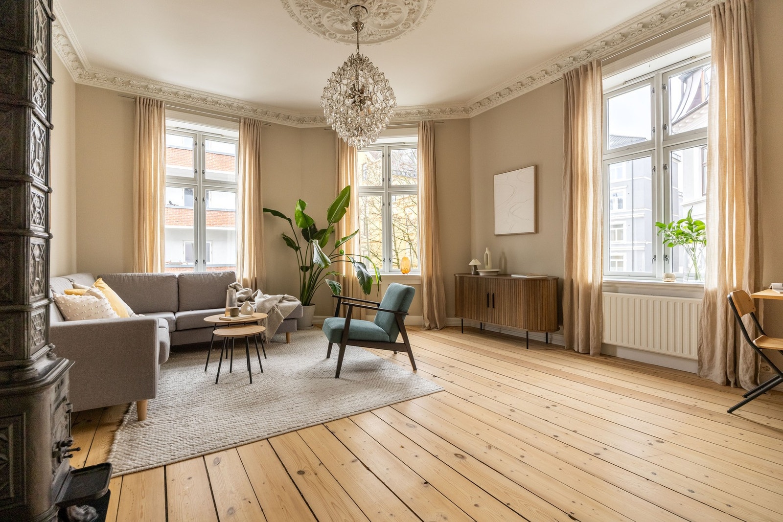 Sjarmerende og unikt uttrykk gjennom en perfekt kombinasjon av klassiske detaljer. Galleribilde