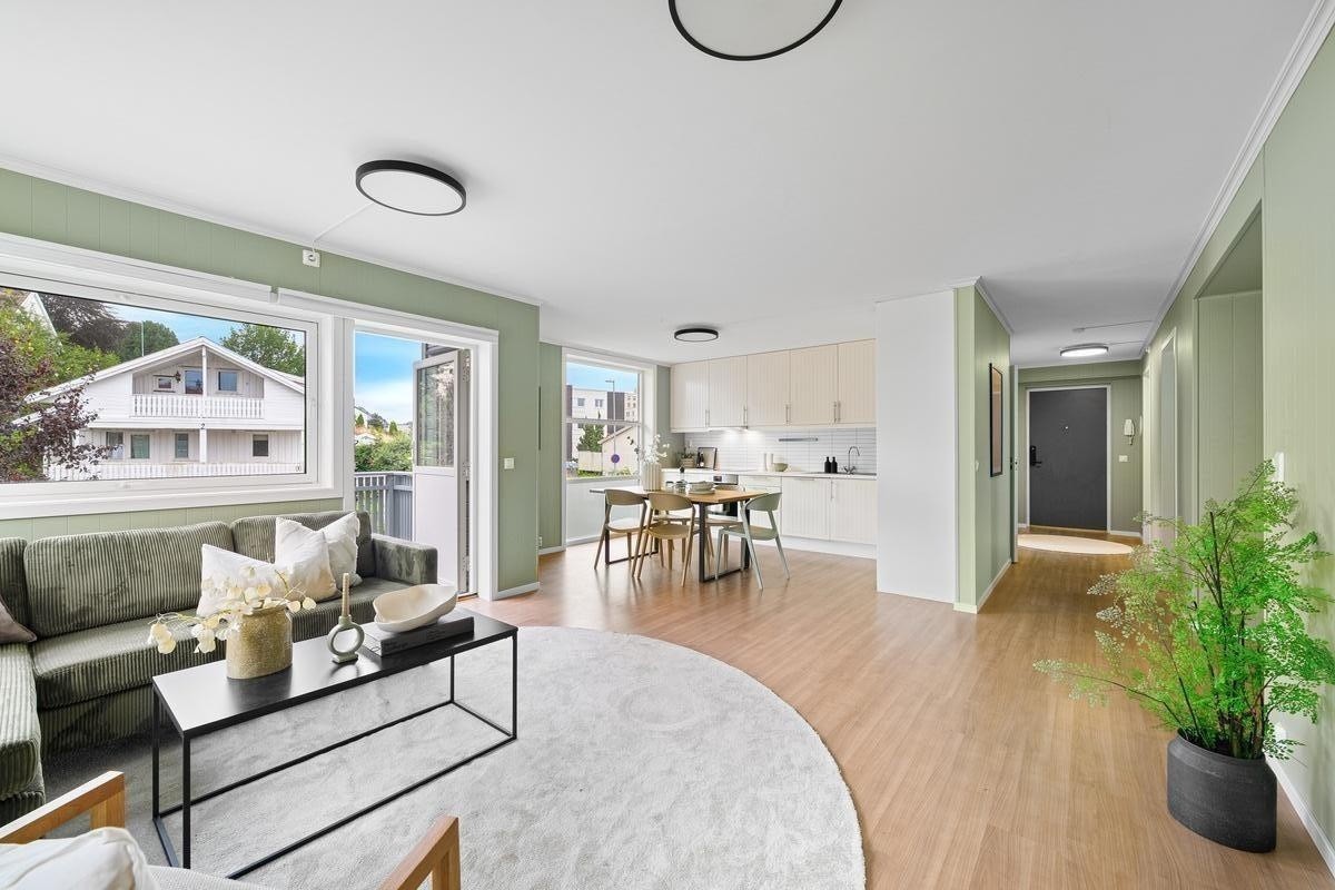 Store fellesarealer og høy standard. Galleribilde