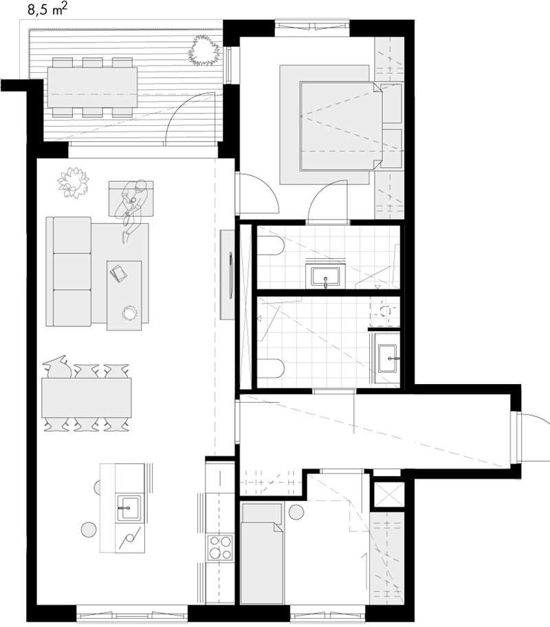 Plantegning Galleribilde